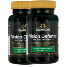  스완슨 비전 디펜스 20mg 소프트젤 보조제 60정 2개, 60개 