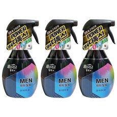 페브리즈 맨 데오드란트 파워 섬유탈취제 쿨아쿠아향 본품, 370ml, 3개, aqua(아쿠아향)