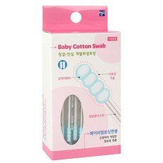 [언브랜디드] MJC베이비 엠보싱면봉 (50개입), 50개입, 1개