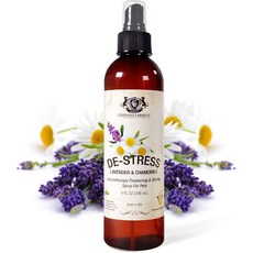 Gerrard Larriett Aromatherapy Pet Care 라벤더 카모마일 아로마 담수화 및 빛나는 스프레이 애완 개 정, 상세페이지참조, none