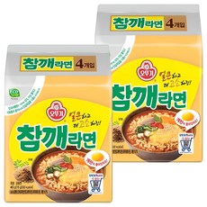 오뚜기 참깨라면 115g, 8개 8개