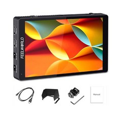 FEELWORLD F7 PRO 7 인치 3DLUT 터치 스크린 DSLR 카메라 필드 디렉터 AC 모니터 F970 외부 전원 및 설치 키트 4K60Hz HDMI 입력 출력 1920X1200IPS 패널, 1개, F7 PRO-OF-JP