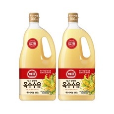 옥수수유 옥수수기름 사조 해표 1.8L 2개
