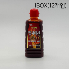 푸드코리아 미담채 캡사이신 매운맛 소스 액상 550g 1BOX(12개입)