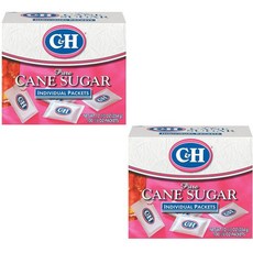 C&H Pure Cane Sugar Individual Packets 씨앤에이치 퓨어 케인 슈가 사탕수수 설탕 봉지 개별 포장 100개입 2팩, 1개