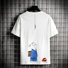 해외직구 연예인 S아이돌 냐옹선생 반팔티 3종 커플룩 인싸템