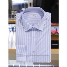 [AK PLAZA] [듀퐁셔츠] 남성 슬림핏 스트라이프 긴팔 남방 와이셔츠 (SE4SM21LS370SBU)
