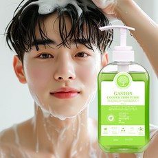 게스통 쿠퍼트리펩타이드 사춘기 샴푸 올인원 바디워시 자연유래성분 훈련소 군인 군대, 1개, 500ml