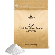 PURE ORIGINAL INGREDIENTS 한 오리지널 재료 딤 4온즈 디인돌릴메탄 분말, 4 Ounce, 1개, 113g