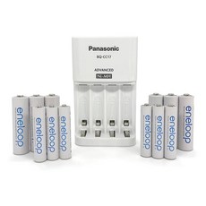 Eneloop 6390022786 파나소닉 에네루프 AA충전지 & AAA충전지 세트 (K-KJ17MBS66A)