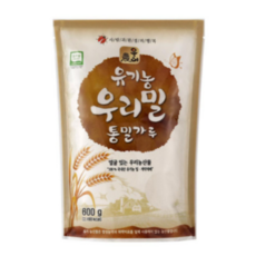 우리 유기농 우리밀 통밀가루, 600g, 2개