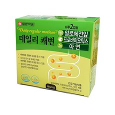 일양약품 데일리쾌변 400mgx60정 식이섬유 유산균 장청소, 1개, 400mg