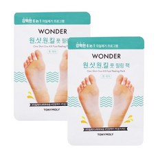 토니모리 원더 원샷 원킬 풋 필링팩, 2개, 20ml