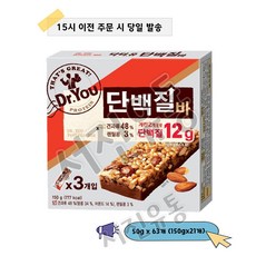닥터유 단백질바 주머니쏙, 50g, 63개