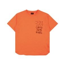 블루테일2 스트릿 나염 오렌지 반팔 티셔츠 AXB5TS03OR