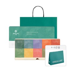오설록 프리미엄 티 컬렉션 세트 10종 1개 + 증정(쇼핑백 + 오설록 추석 트라이얼 5입 키트 1개)