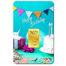 생일 축하 골드 바 미세 999.9 (골드 바 0.25g.)