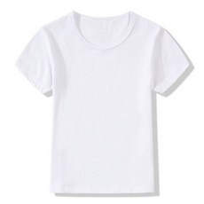 소녀 소년 블라우스 새로운 스톰 트루퍼 팬 키스 락 밴드 프린트 라운드 넥 코튼 티셔츠 어린이 여름 반팔 유니버설 셔츠, 하얀, 3T