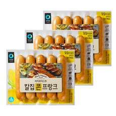 [청정원] 리치부어스트 칼집 콘 프랑크 300g x 3개, 상세 설명 참조