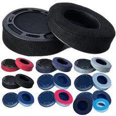 Hifiman SUNDARA 헤드폰 교체 벨벳 이어 패드 커버 HE400 HE400SE 400I 400S HE560 560I HE500 300 350 HE3 5 6 HE4XX, 10)red Mesh Fabric