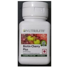 암웨이 뉴트리라이트 비오틴 체리 플러스 60정 Amway Nutrilite Biotin Cherry Plus, 1개