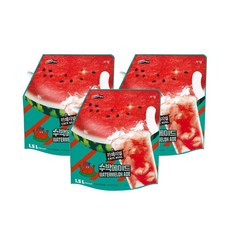 쟈뎅 까페리얼 수박에이드 1.5L 3개 수박 음료 대용량