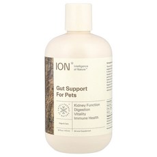 ION Intelligence of Nature 반려동물 장 지원 반려견 및 반려묘 437ml (16fl oz), ION Intelligence of Nature ..., 1개, 473ml