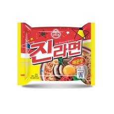 오뚜기 진라면 매운맛 봉지라면 120g 40개 한박스