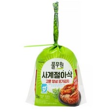 풀무원 사계절 아삭 고운 양념 포기김치 (1.5kg) [시원한맛] [깔끔한], 28개, 1.5kg