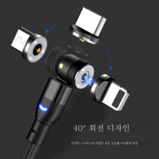 고속충전양면인식퍼플케이블