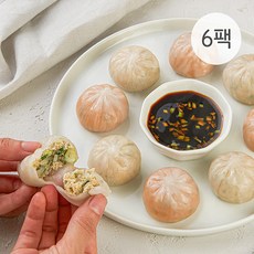 포켓닭 닭가슴살 만두 2종 혼합, 6팩, 180g
