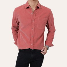 라스토케 남자 겨울 골덴 셔츠 바이오 워싱셔츠