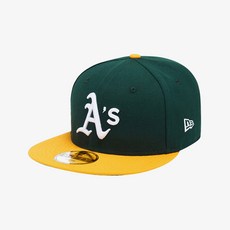 MLB 오클랜드 애슬레틱스 스냅백 그린/골드(70417558)