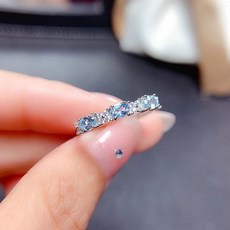 스위블루토파즈반지