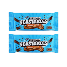 피스터블 미스터비스트 땅콩 버터 초콜릿, 60g, 2개