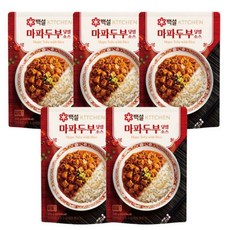 백설 마파두부덮밥소스, 5개, 180g
