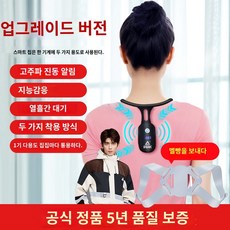 바디리모델링머신 거북목교정 척추교정 피크 꼽추 스마트 교정기 여성 보이지 않는 남성 엘프 앉은 자세 교정 알림, 하나의 크기는 모두 맞는, A.투인원丨LCD 카운팅  이중 목적 기계  어깨 및