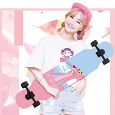 LEMKEEP 입문자용 댄싱 롱보드 스케이트보드 43인치, 타입1/04