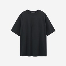 폴리테루 휴먼인덱스 휴먼 레귤러 1/2 티 블랙 - 24SS Polyteru Human Index Regular Tee Black 256277