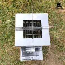 HBR482886캠핑지구 캠핑 불멍 화로대 우드스토브 접이식 플레이트/받침대, 불멍화로대 받침대