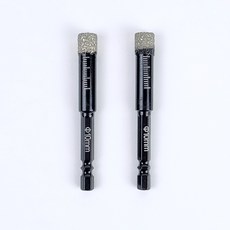 홈앤툴즈 타일 유리 도자기 대리석 타공 드릴 비트, 2개