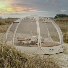 폴라리스 P1 메쉬 원터치 쉘터 팝업 돔 텐트 모기장 그늘막