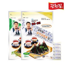 광천김 달인 김병만의 삼각김밥김, 100매, (조미/무조미)