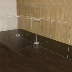 [루카s]아크릴 가림막 칸막이 6인용 칸막이 가림막 교실칸막이 식당칸막이 투명칸막이 안티비말칸막이 앞가림막 은행칸막이 아크릴칸막이 칸막이조립 아크릴칸막이조립 조립부품, 신_6인용_본품선택