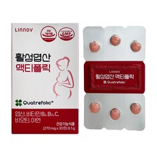 4세대 활성엽산 리노브 액티폴릭 5개월분, 30정, 1개