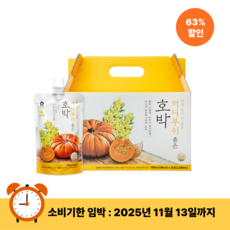 [소비기한 임박 2025.11.13까지] 휴온스N 공식 이너셋 허니부쉬 호박즙 100% 국내산, 100ml, 24개