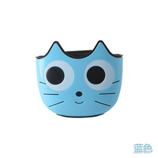 싱크대수전 애니메이션 주방 물탱크 물빠짐 주머니세탁 보조스펀지 수납선반 걸레 선반 수도꼭지 바구니, T02-블루, 1개