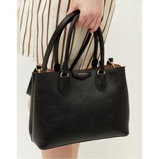 헤지스 악세서리 여성 19FW 블랙 로고장식 소가죽 토트백 WIBA9F833BK