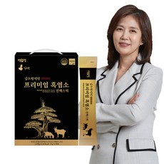 [KT알파쇼핑]김소형 원방 흑염소 진액 스틱 3개월분(90포x1박스), 354g, 90개