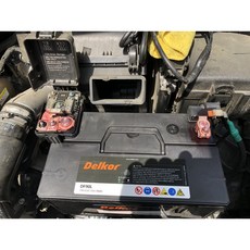 델코 DF90L 자동차 배터리 밧데리 최신 새제품 정품 싼타페 뉴스포티지 투싼 뉴카렌스, 공구O+동일용량반납, 1세트